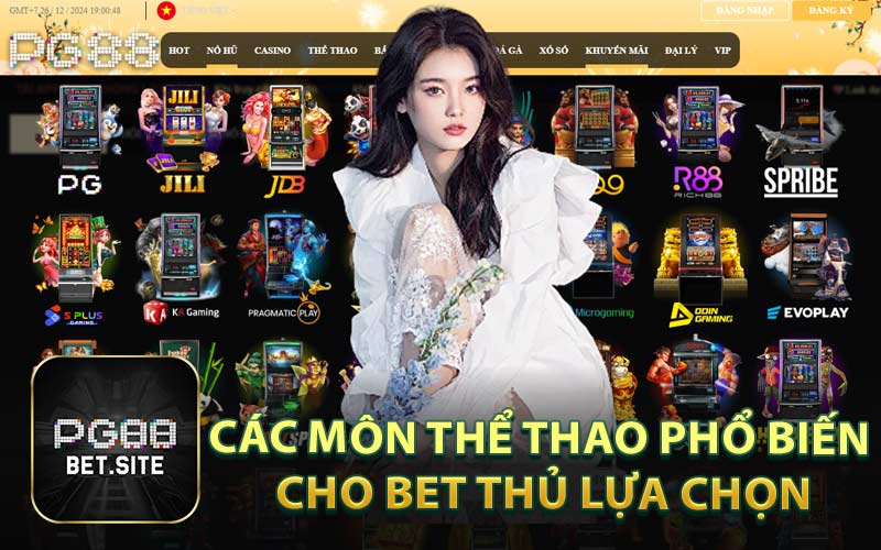 Các Môn Thể Thao Phổ Biến Cho Bet Thủ Lựa Chọn